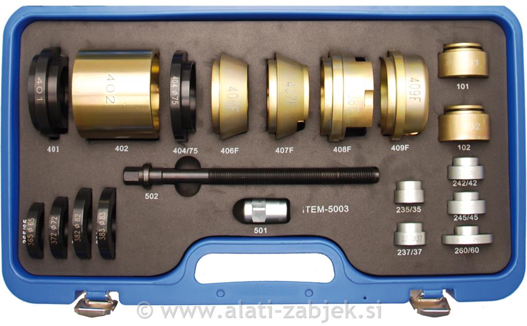 Set za montažu i demontažu ležajeva kotača- Peugeot / Renault / Citroen BGS TECHNIC