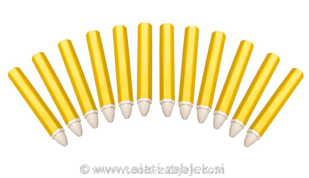 12-dijelni set bijelih kreda za označavanje BG 8822 BGS TECHNIC