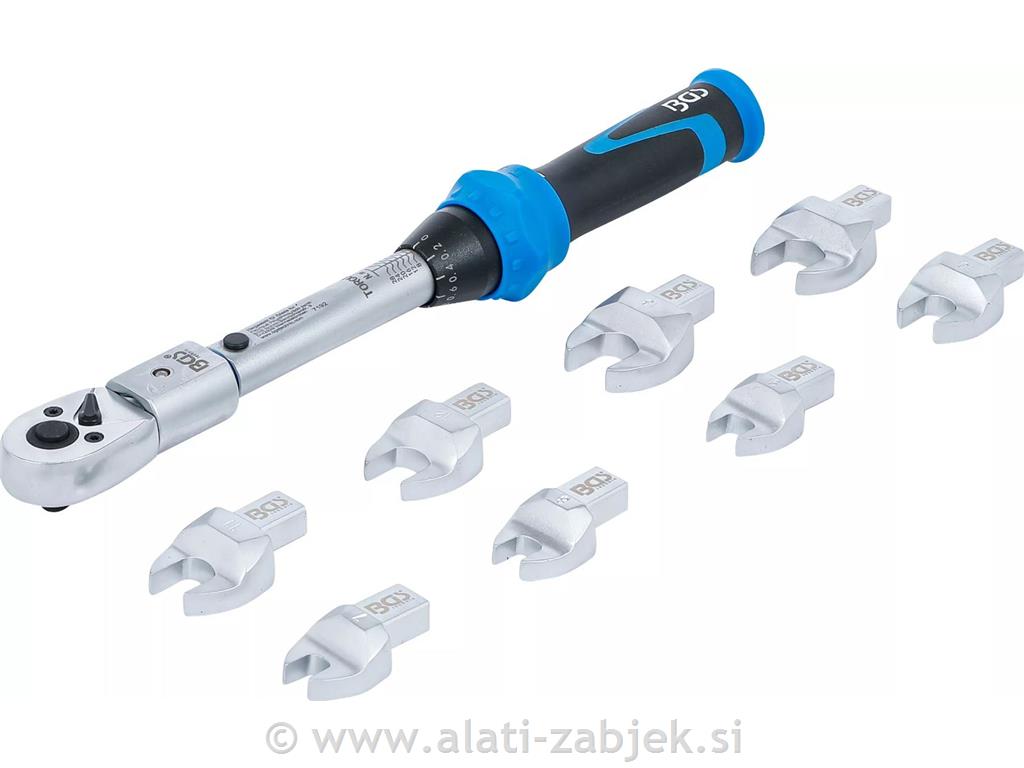 Moment ključ s nasadnim ključevima 1/4", 6 - 30 Nm BGS TECHNIC