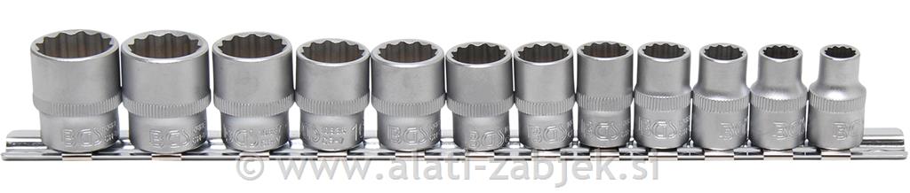 12-dijelni set nasadnih ključeva 3/8",8-19mm BGS TECHNIC