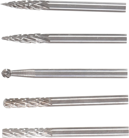 5-dijelni set kratkih HSS svrdala BGS TECHNIC