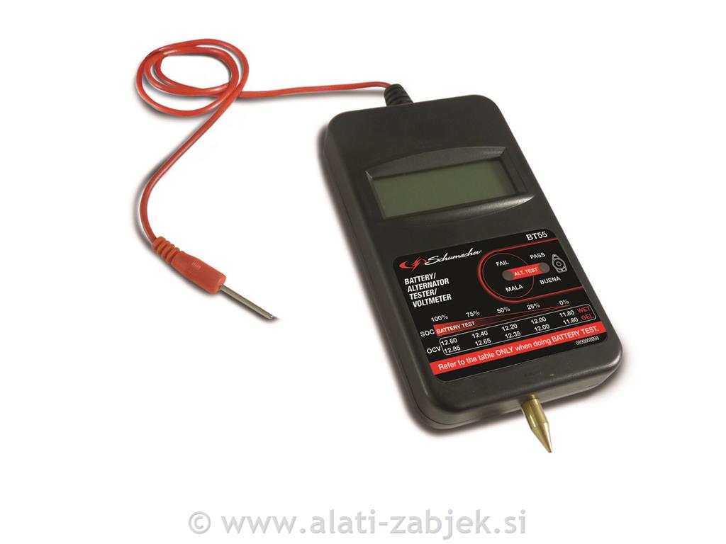 Digitalni tester baterije 6/12 24V SCHUMACHER
