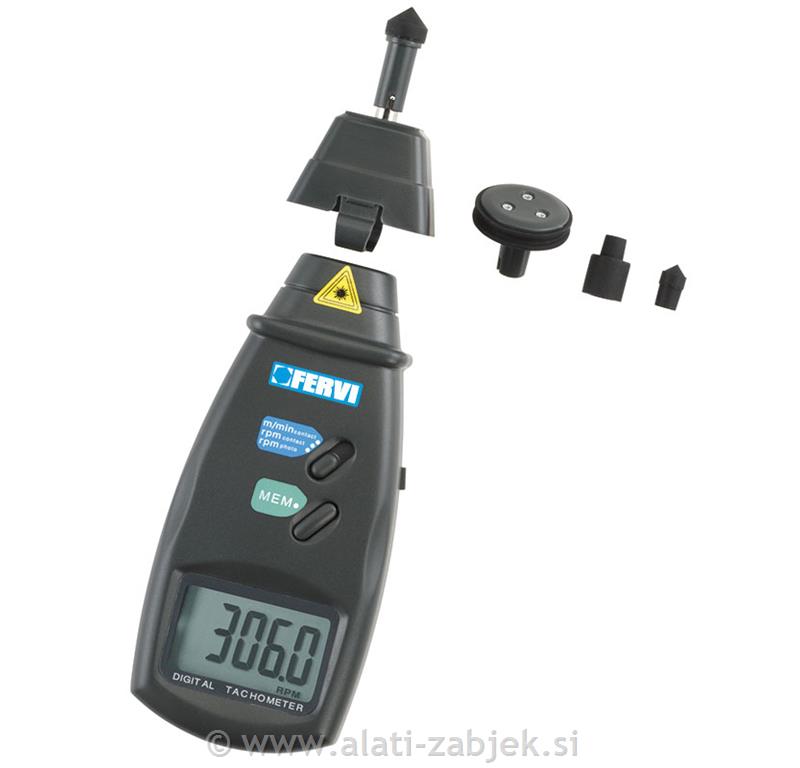 Digitalni mjerač brzine- tahometar FERVI