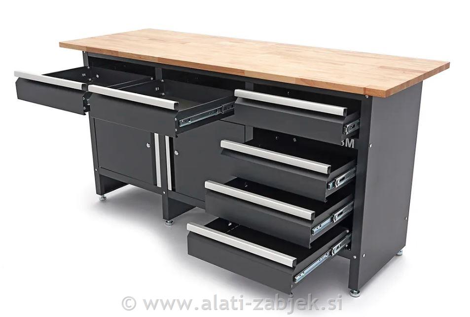 Radni stol 171 cm s vratima i ladicama HB
