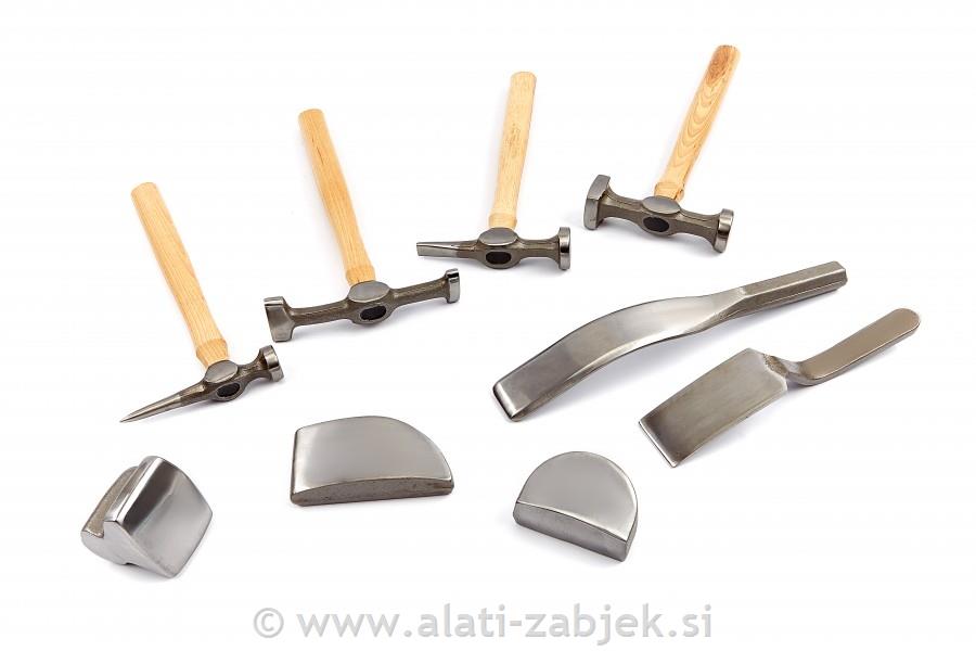 Set kleparskih kladiv in nastavkov HB