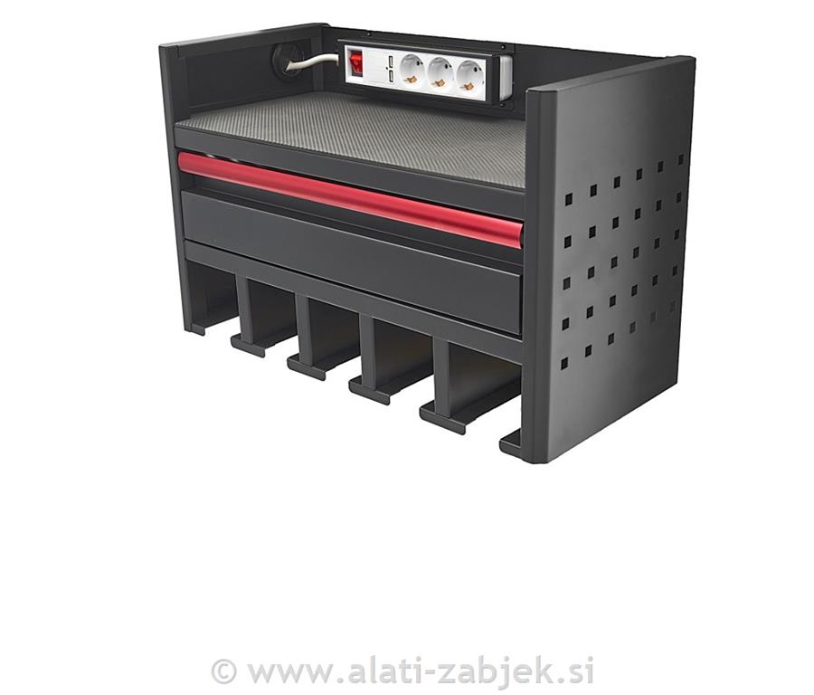 Polica s predalom za baterijsko orodje HB