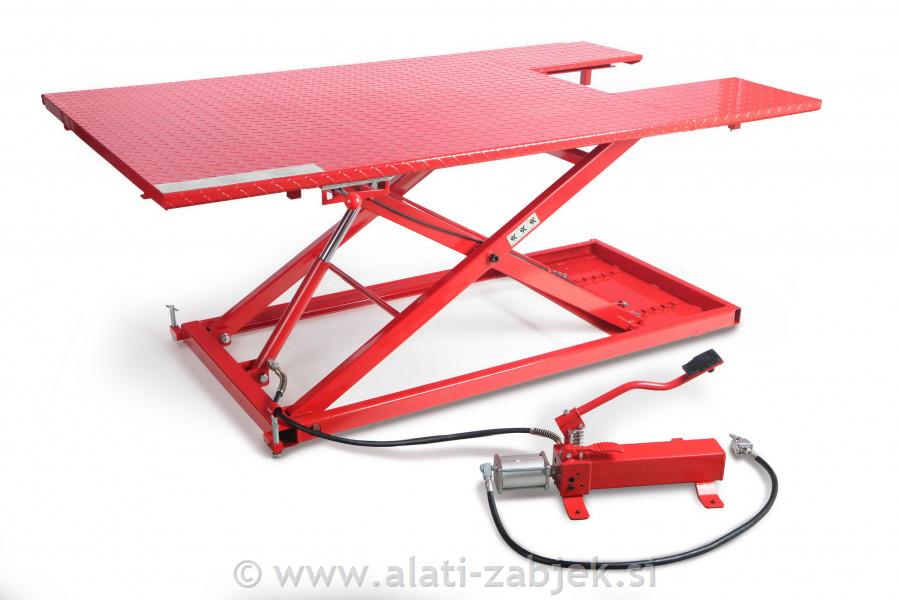 Pnevmatska dvižna miza za motor 400 - rdeča HB
