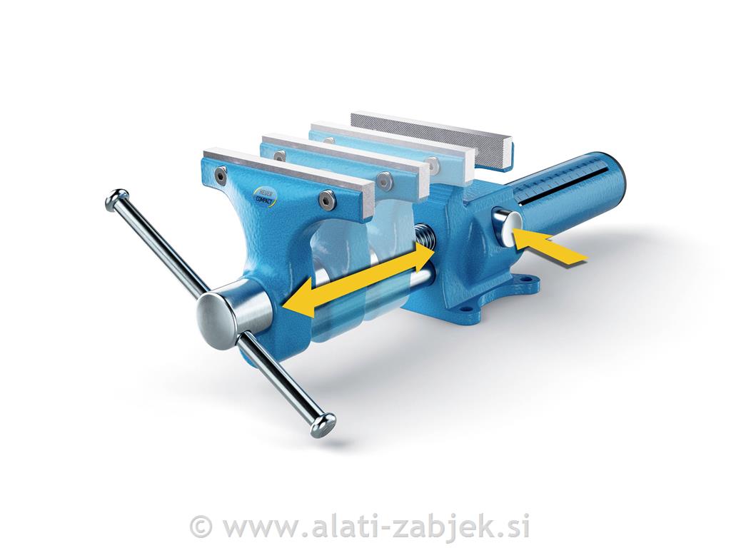 Brzopodešavajuća škripca 120 mm HEUER