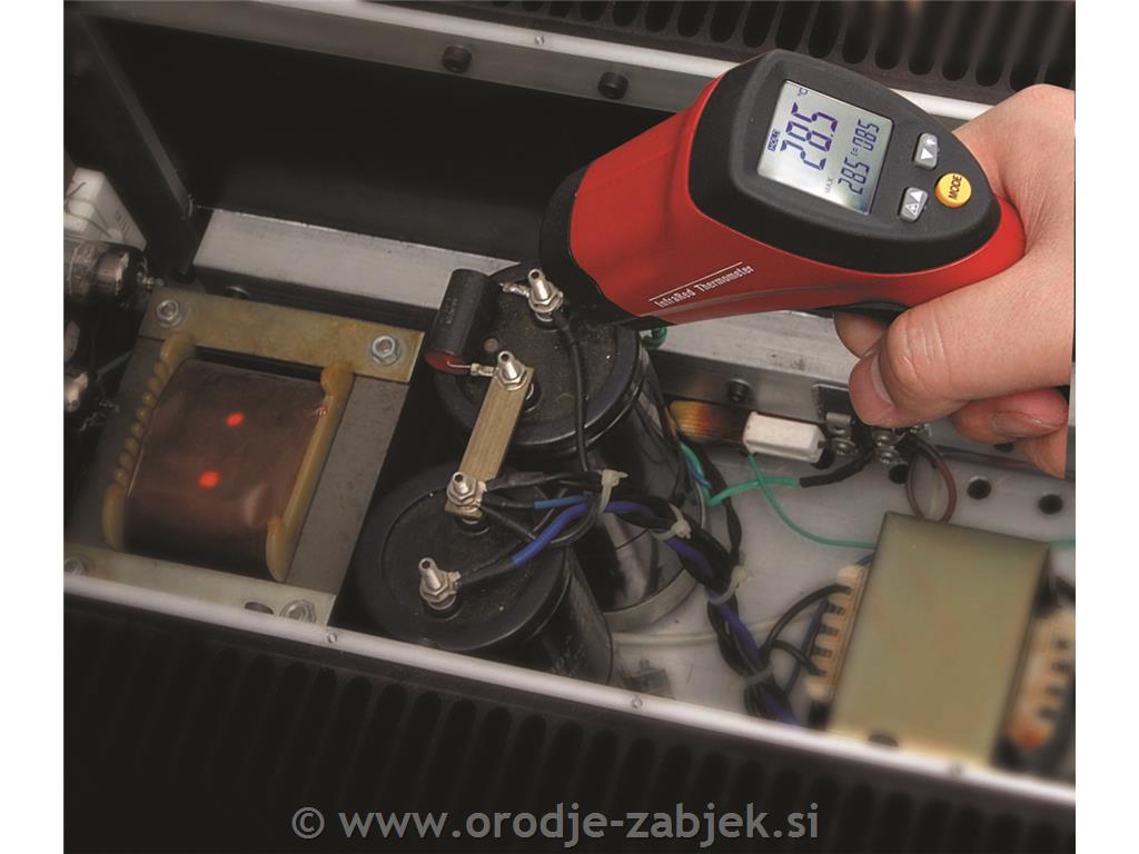Laserski mjerač temperature (- 50 °C – 550 °C) HUBITOOLS