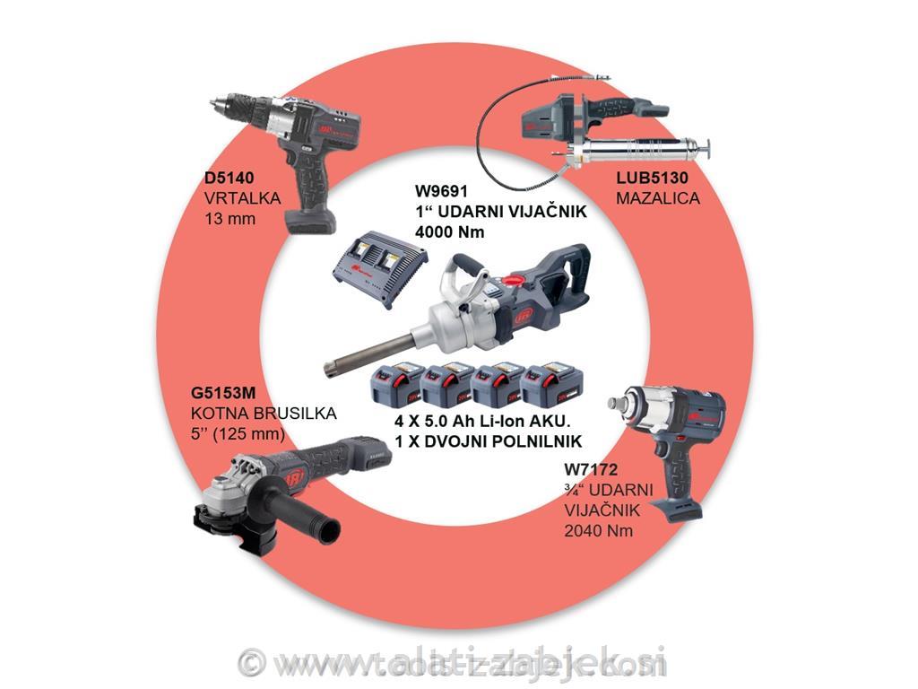 Komplet akumulatorskog alata "truck" INGERSOLL RAND