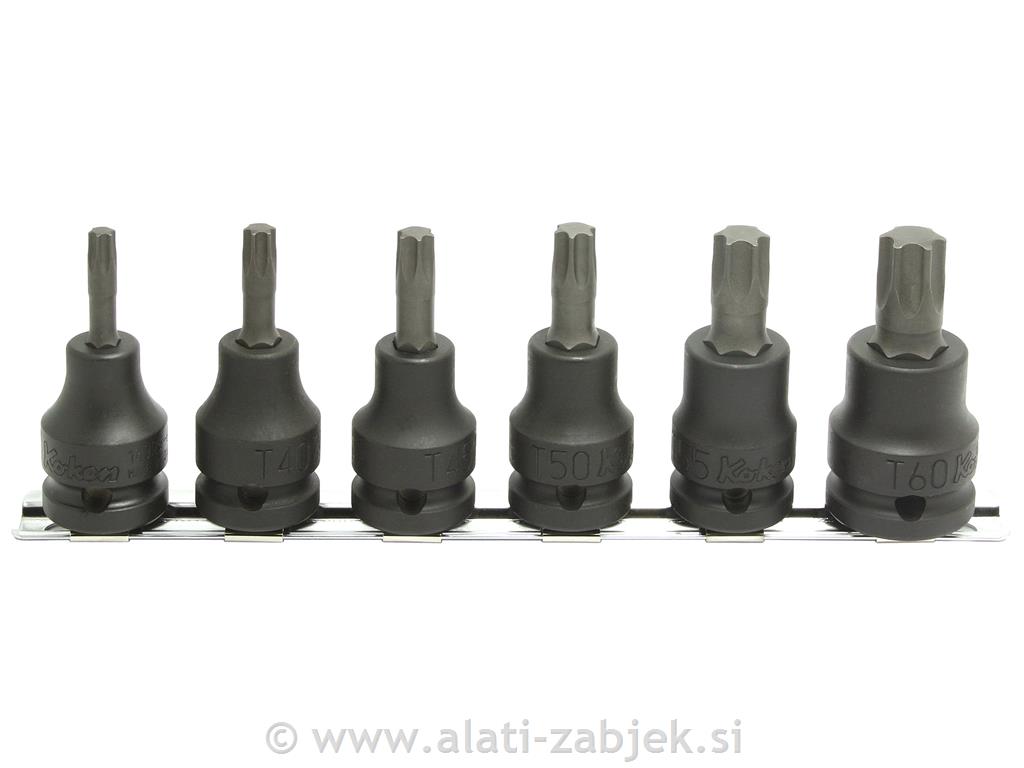 TORX 1/2" garnitura udarnih nasadnih ključeva KOKEN