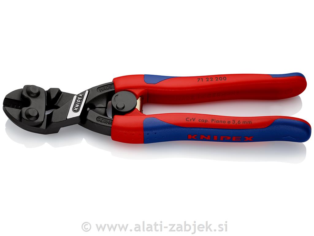 Kompaktna stezna kliješta za betonsko željezo CoBolt® 71 22 200 KNIPEX