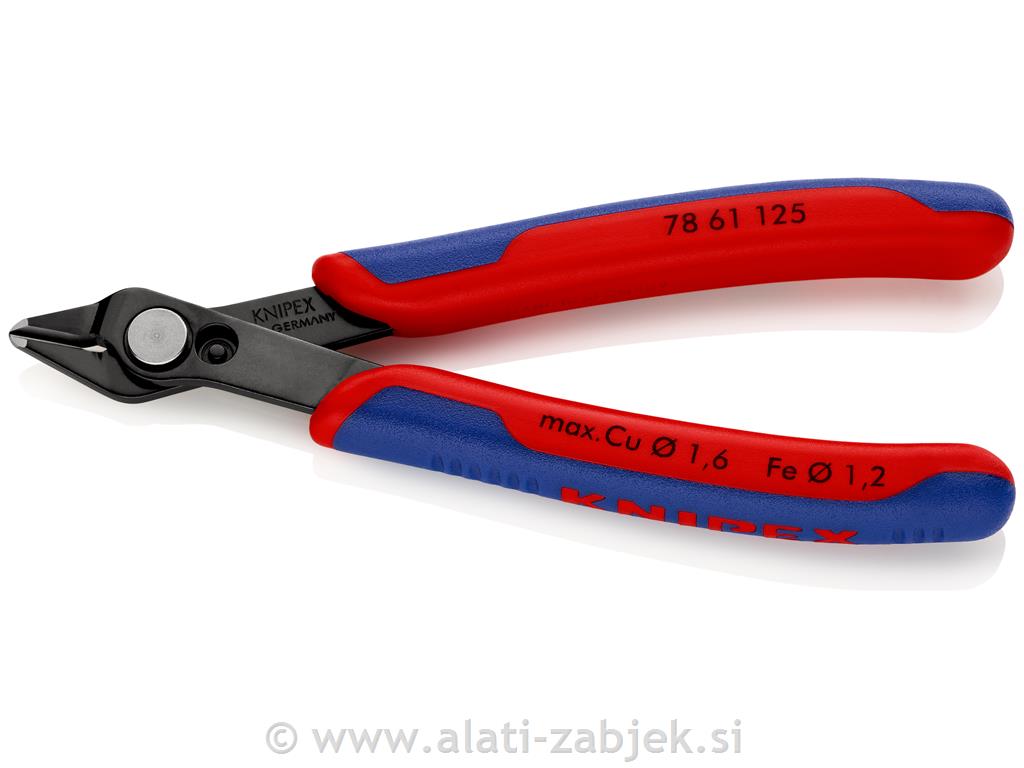 Bočna stezna kliješta za elektroniku Super Knips® 78 61 125 KNIPEX