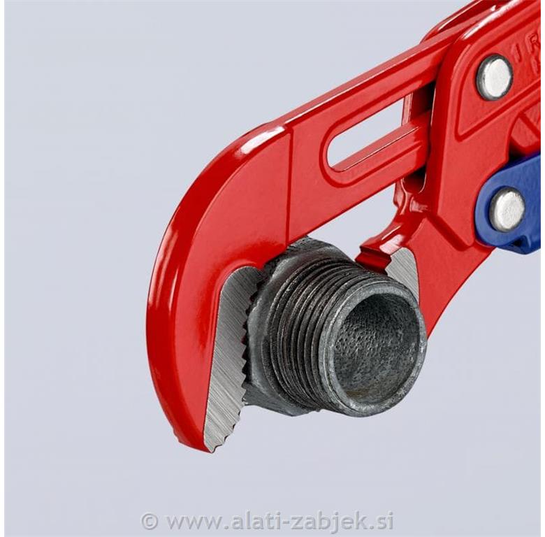 Kliješta za cijevi S-čeljust s brzim pomanjem KNIPEX