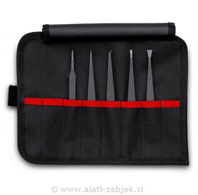 5-dijelni set plastičnih pinceta 92 00 05 ESD KNIPEX