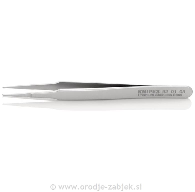 Precizna pinceta, nehrđajući čelik, različni tipovi 92 01 XX KNIPEX