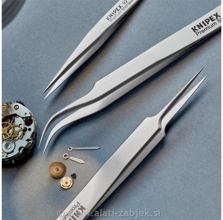 Precizna pinceta zakrivljena 92 31 01 KNIPEX