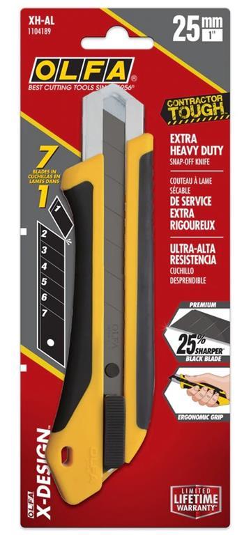 Nož 25 mm X-DESIGN XH-AL OLFA