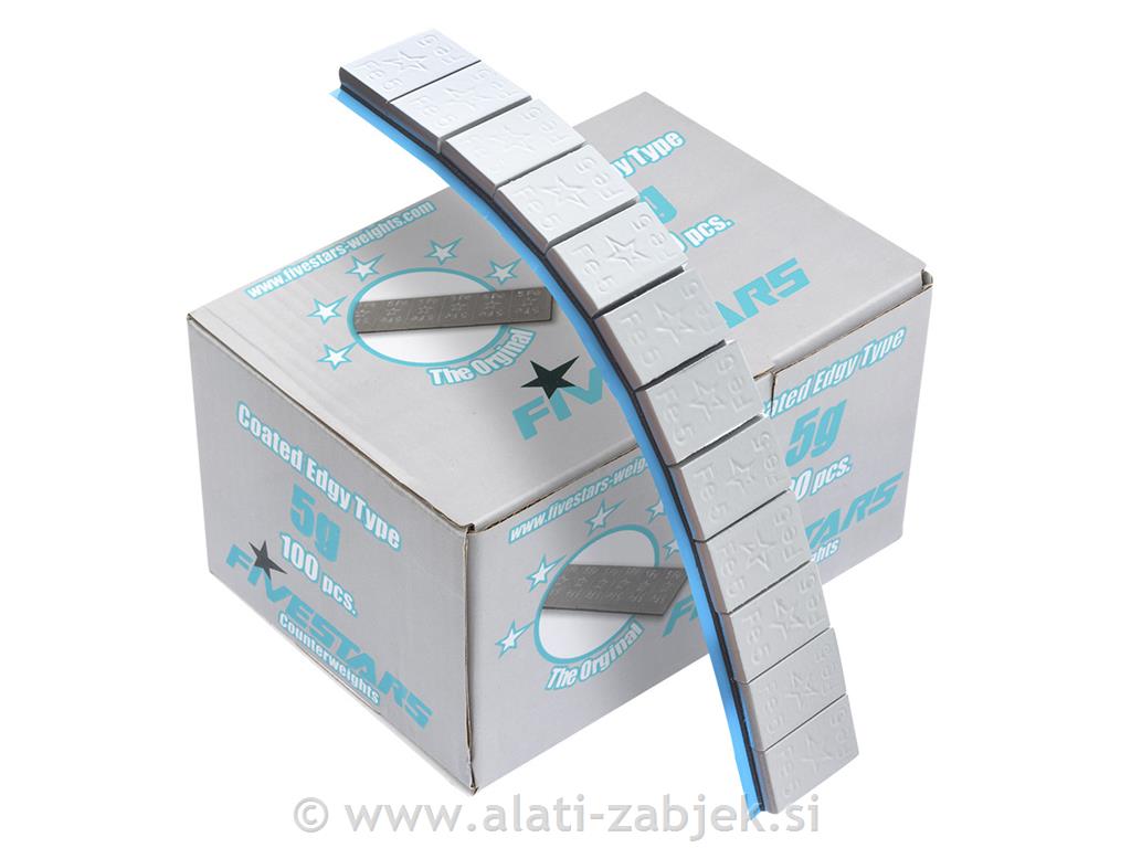 Utezi za lijepljenje bojene 100x(12x5g) 