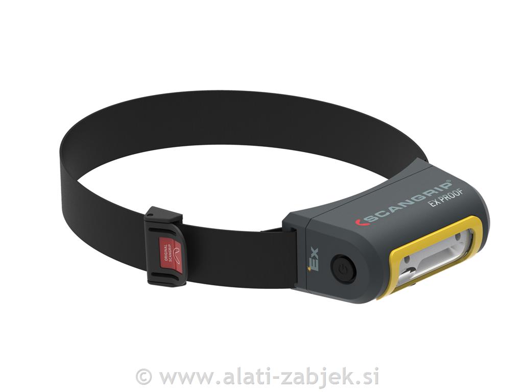 Naglavna višefunkcijska lampa EX-VIEW sa senzorskom funkcijom i ugrađenim magnetom SCANGRIP