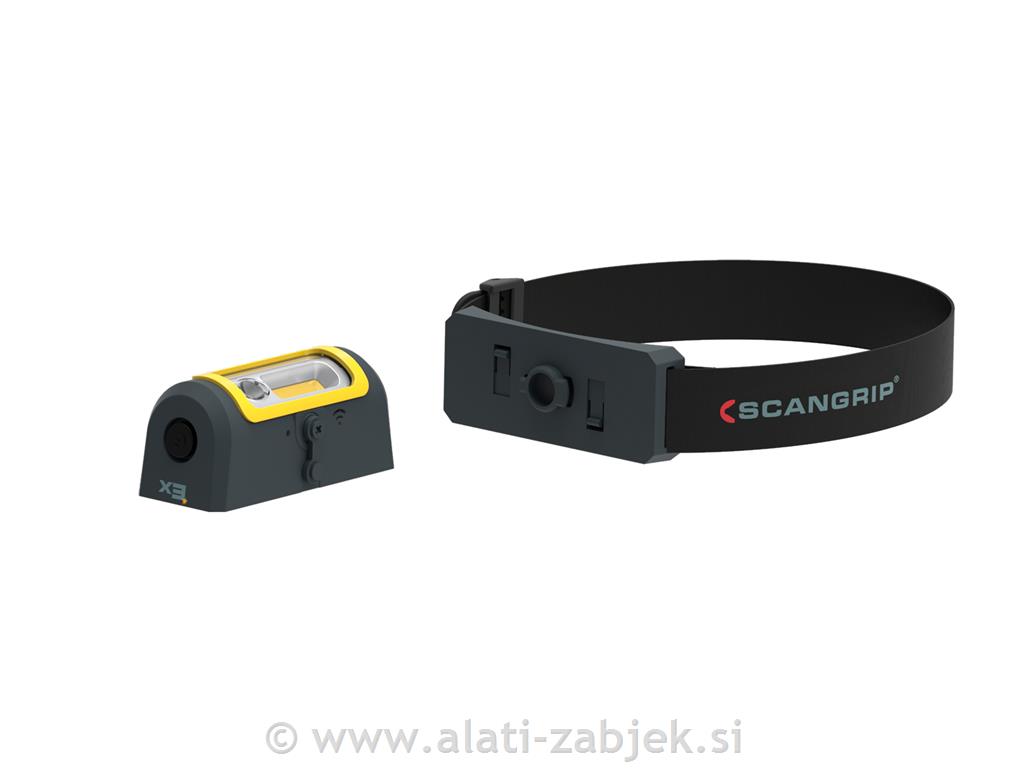 Naglavna višefunkcijska lampa EX-VIEW sa senzorskom funkcijom i ugrađenim magnetom SCANGRIP