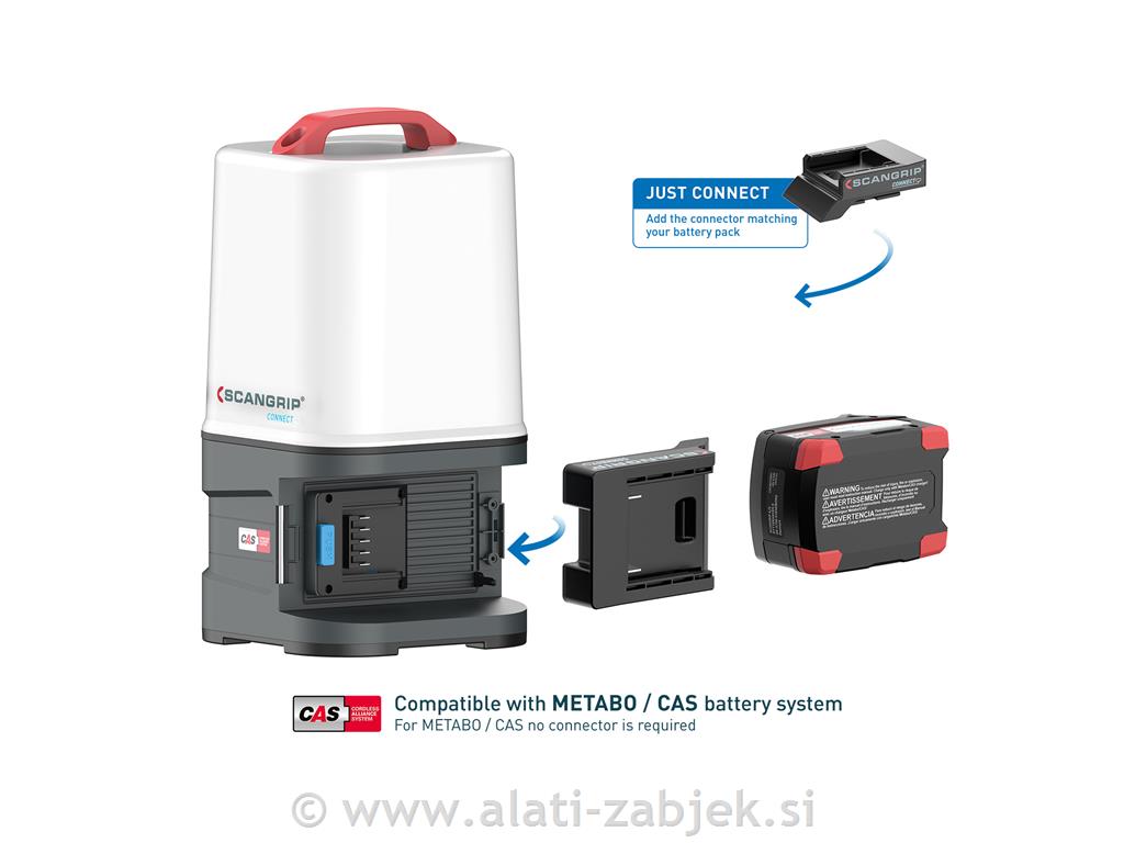 Sobna radna lampa AREA 10 Connect SCANGRIP