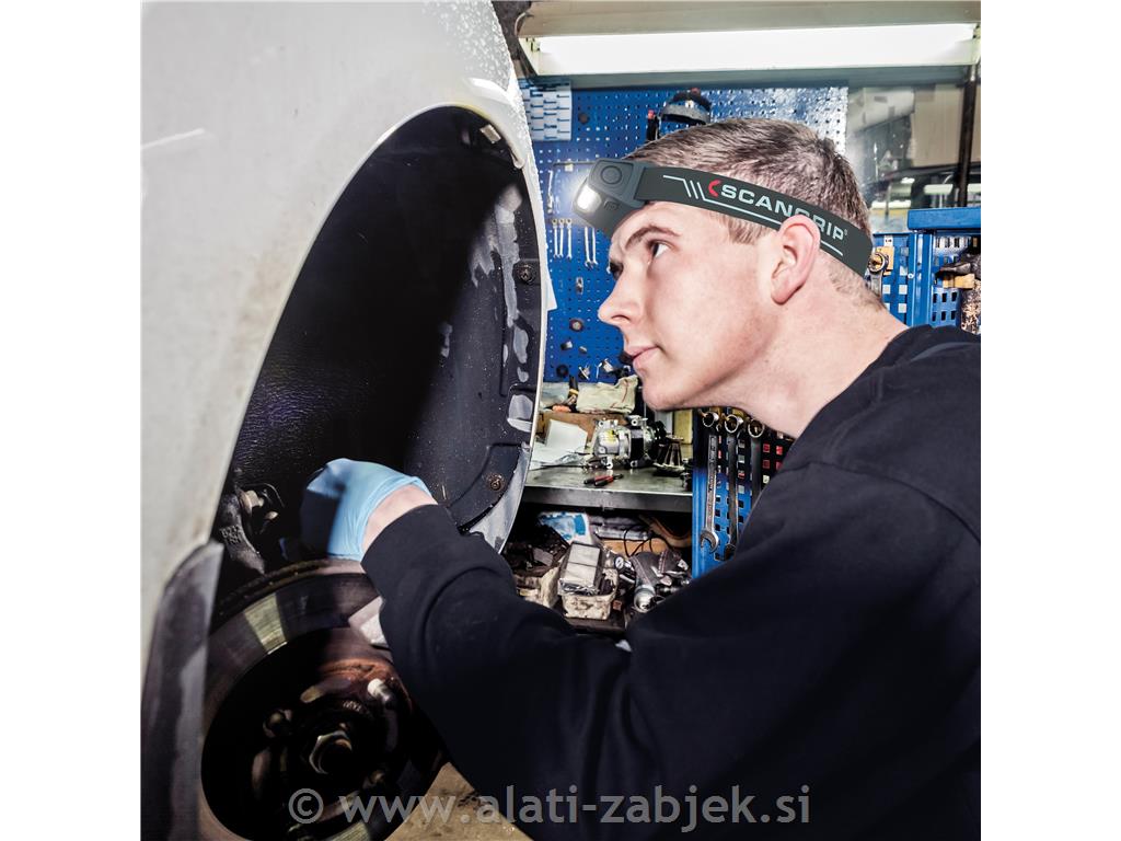 Naglavna baterijska LED lampa I-VIEW SCANGRIP
