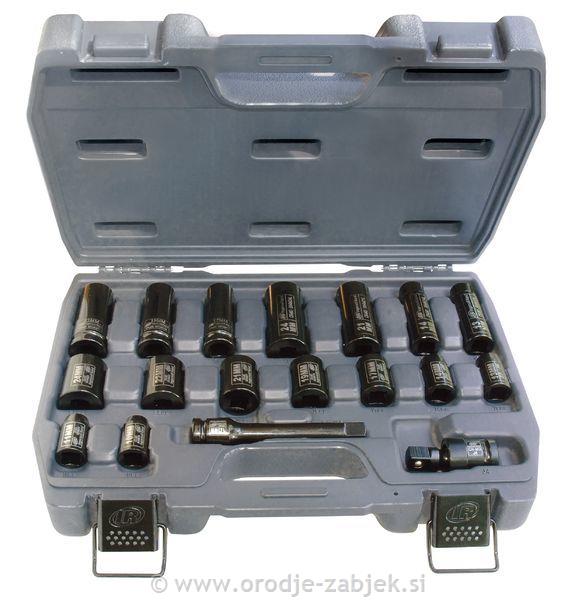Set kovanih nasadnih ključeva 1/2" 10 -24 mm INGERSOLL RAND