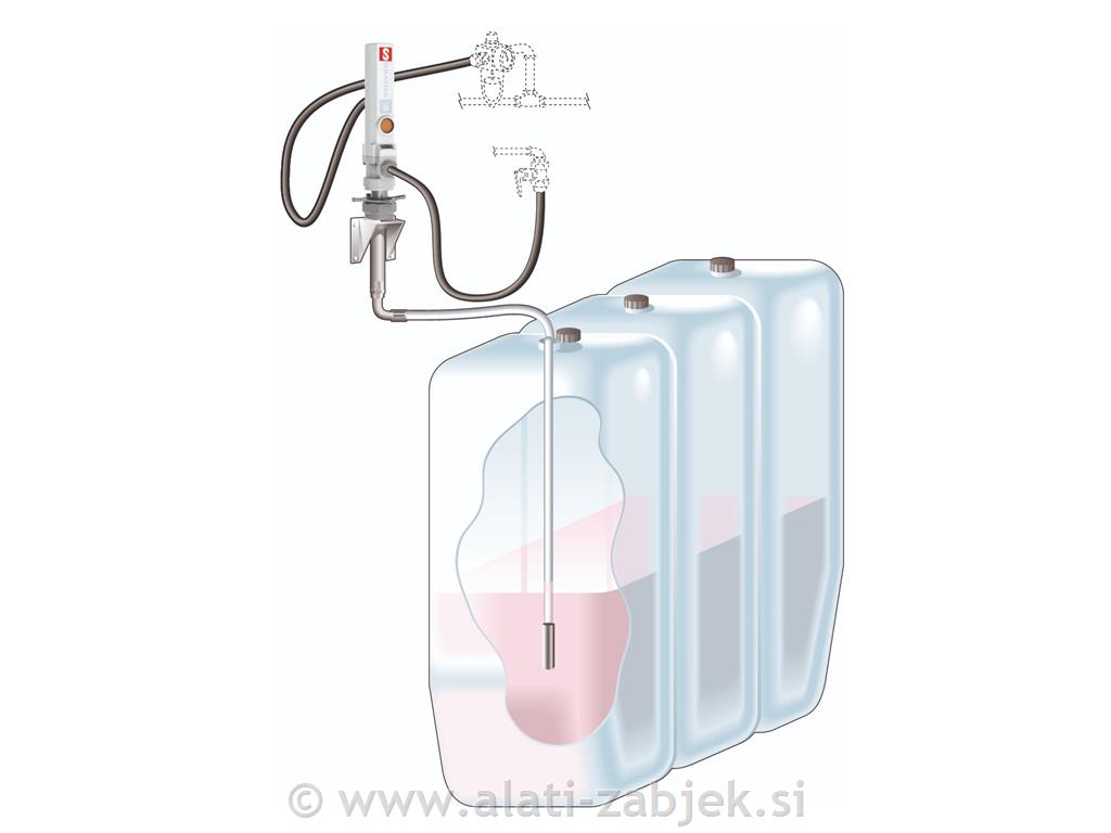 Pneumatska klipna pumpa zaštićena niklom1:1 SAMOA