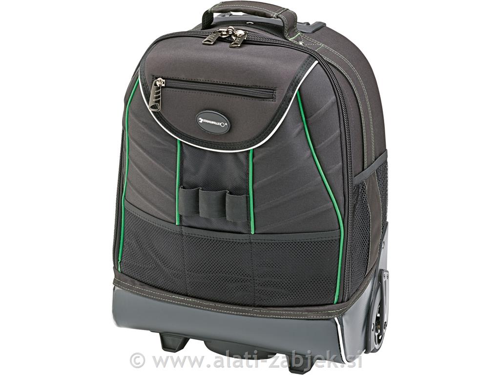 Robusten nahrbtnik z ročko in kolesi STAHLWILLE