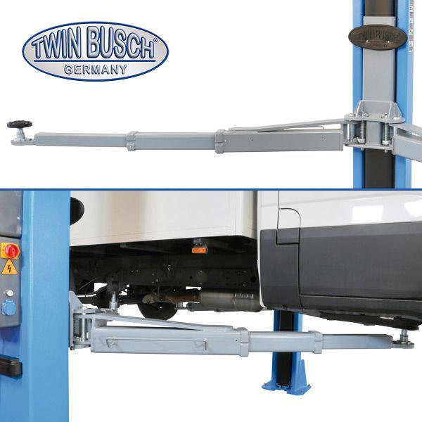 El. hidraulična dvostupna dizalica 6T sgornjim povezivanjem TWIN BUSCH