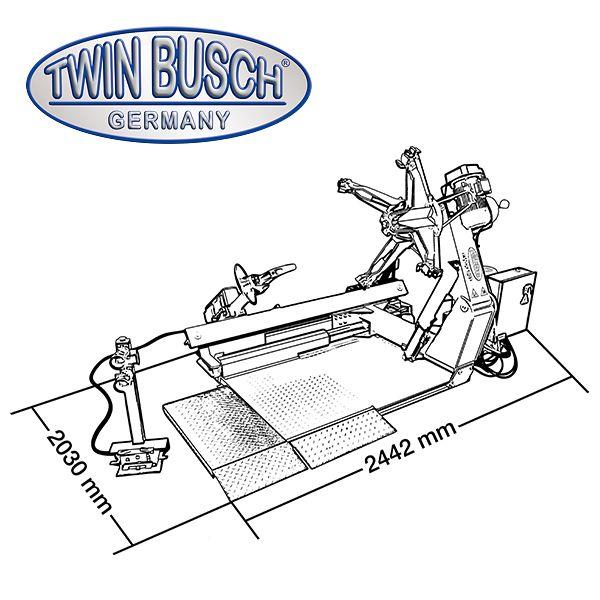 Stroj za premontažuza teretna vozila TWIN BUSCH
