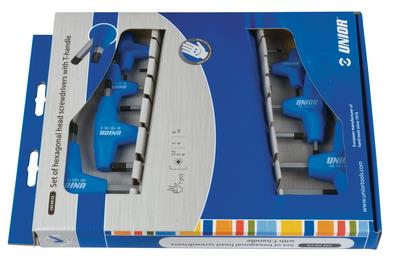 Odvijači imbus T ručka 2,5-10 mm 193HXCS Unior UNIOR