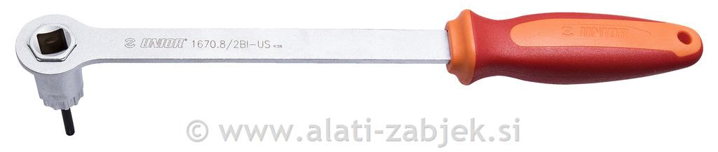 Ključ za zadnji lančanik, s vodilicom iručkom - 1670.8/2BI UNIOR