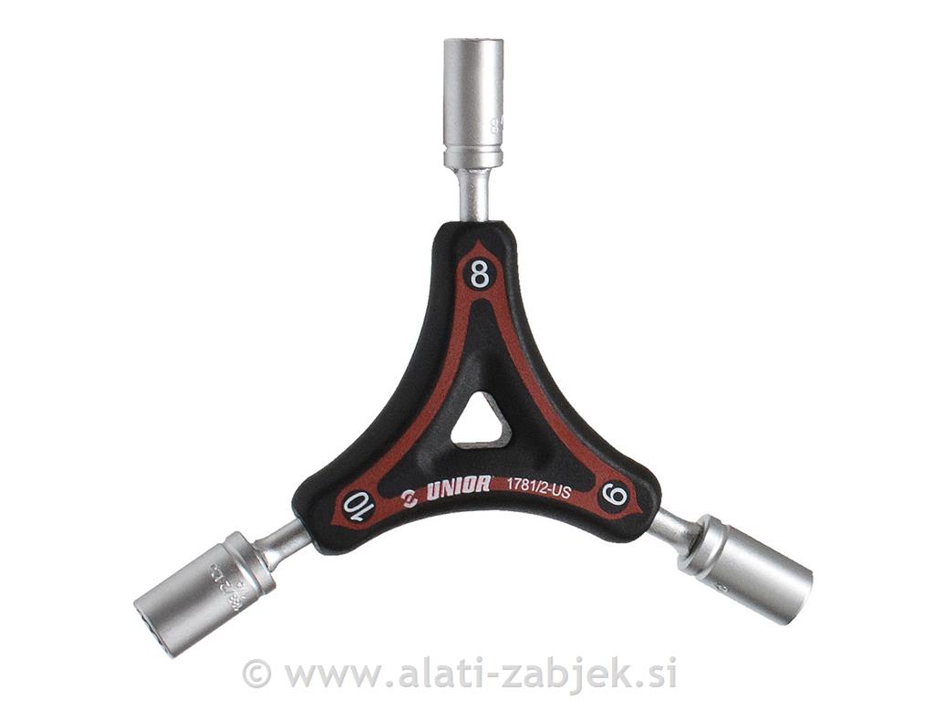 Ključ nasadni, trokraki - 1781/2 UNIOR