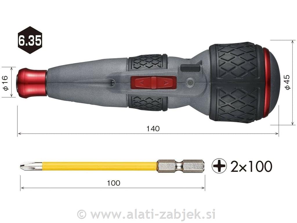 Akumulatoski izvijač 220USB-S1F VESSEL