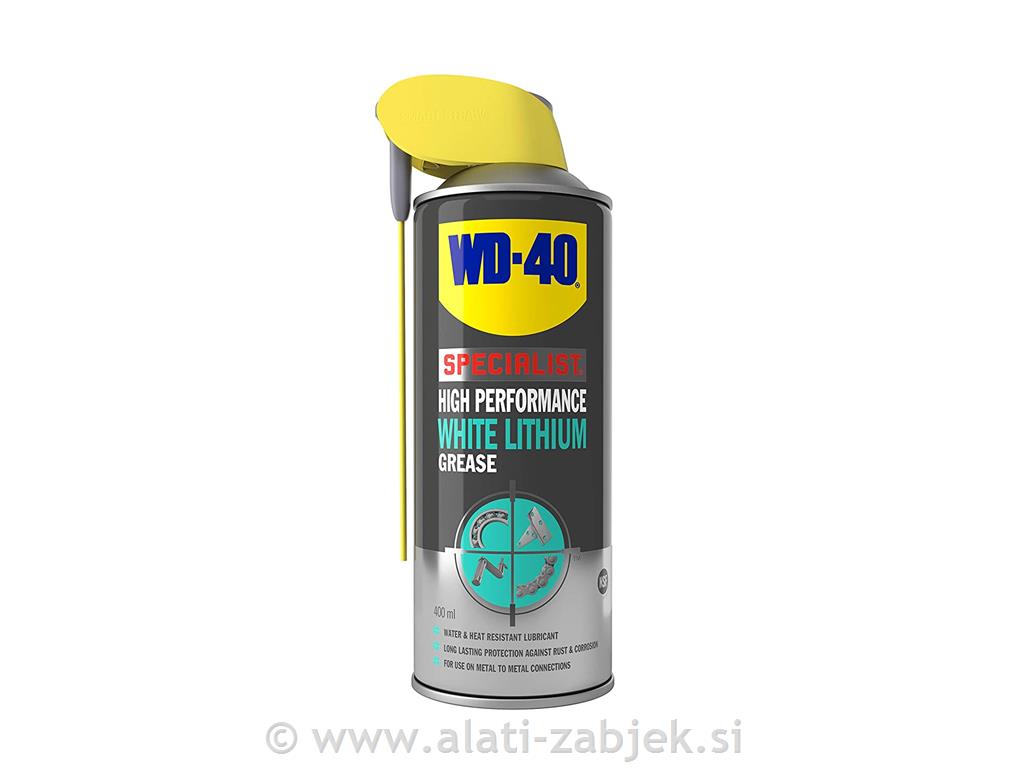 WD SPECIALIST Visokoučinkovita bijela litijeva mast 400 ml WD-40
