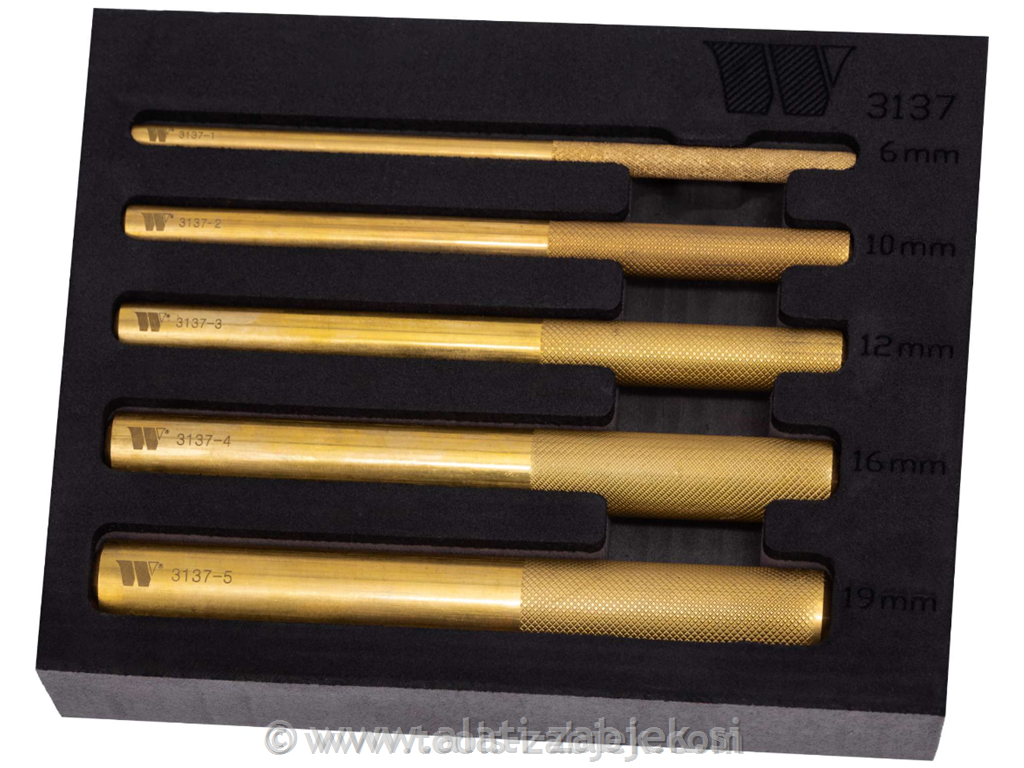 5-dijelni set za bušenje mesinga 