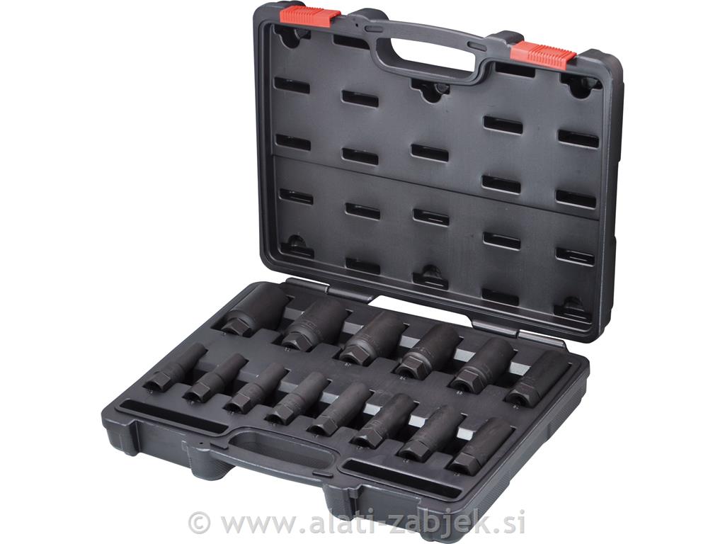 Garnitura dugih nasadnih ključeva 1/2" 10- 32 mm WELZH