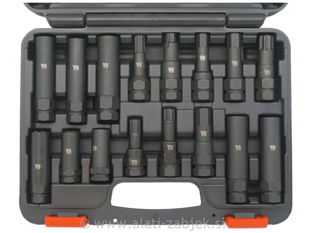 Glavni set ključeva za sigurnosnu maticukotača; 16 komada WELZH