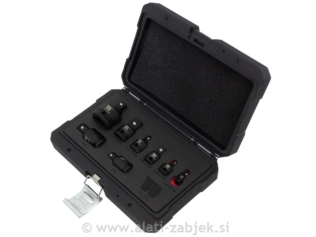 8-delni set univerzalnih adapterjev in kardanov WELZH