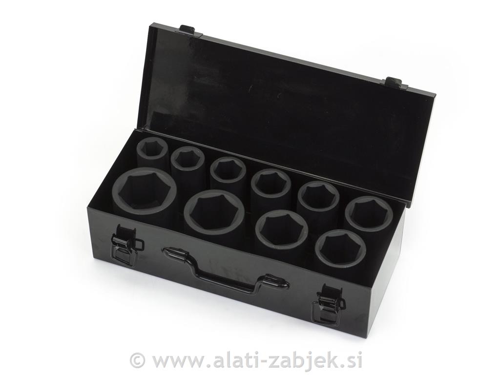 11-dijelni set kovanih nasadnih ključeva3/4" 22- 50 mm 6-kutni WELZH