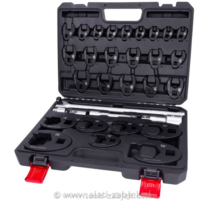 32-dijelni set viljuškastih ključeva10-50 mm 