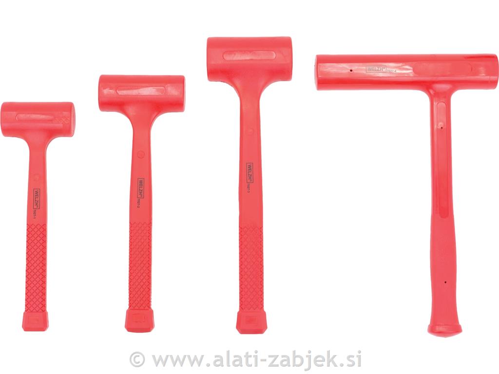 4-dijelni set plastičnih čekića WELZH
