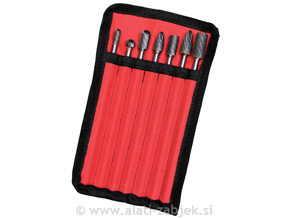 7- dijelni set dugih glodalica WELZH