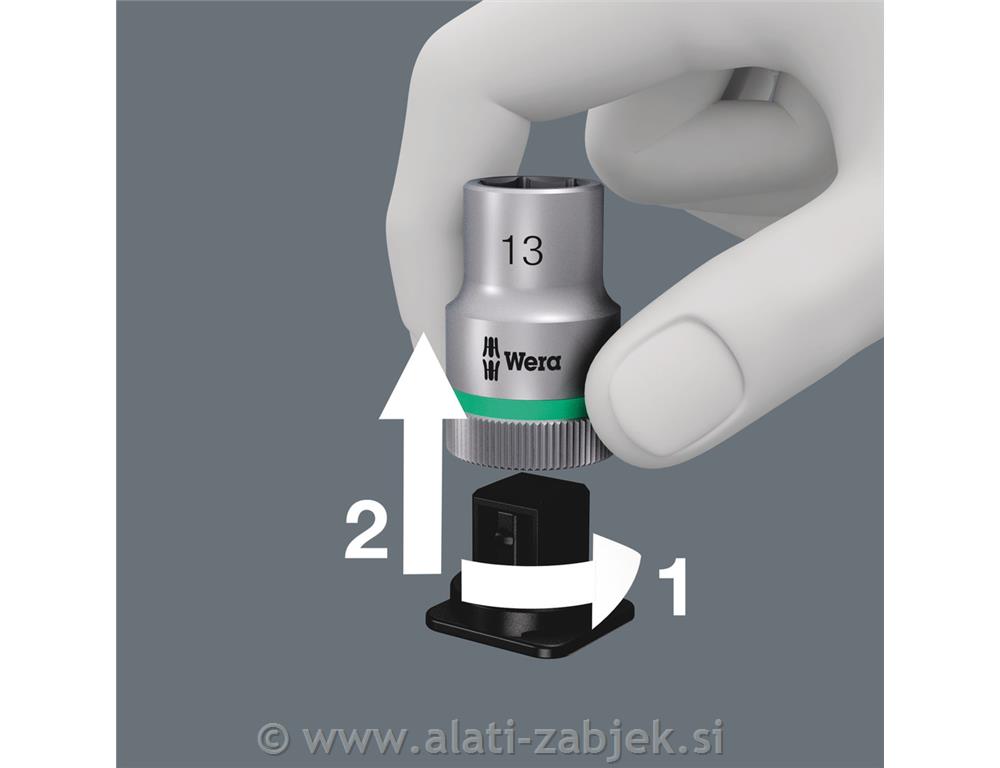 Set račni Zyklop 1/4" 8100 SA WERA