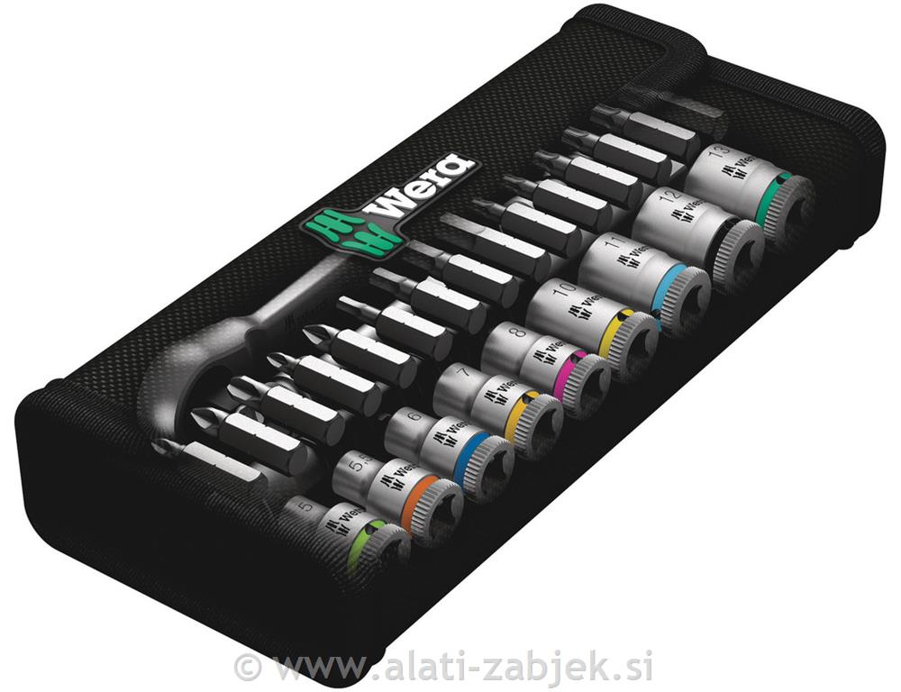 Set račni Zyklop 1/4" 8100 SA 7 WERA