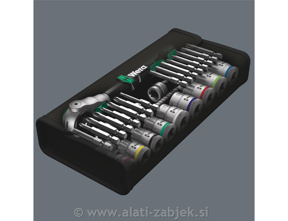 Set račni Zyklop 3/8" 8100 SB 6 WERA