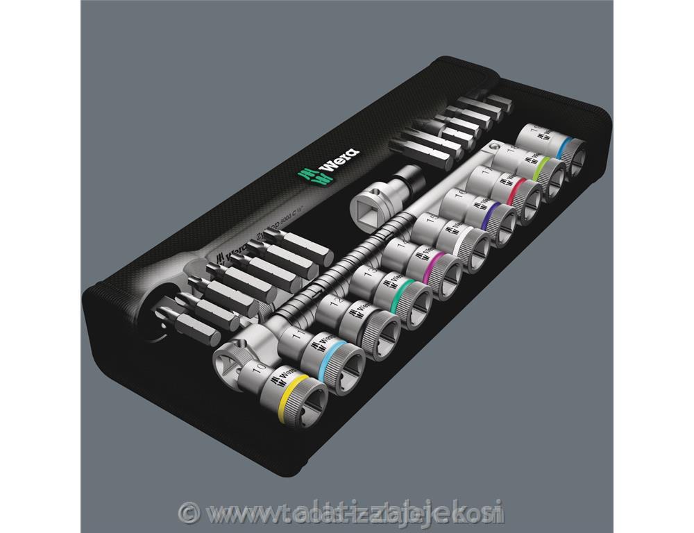 Set račni Zyklop 1/2" 8100 SC 7 WERA