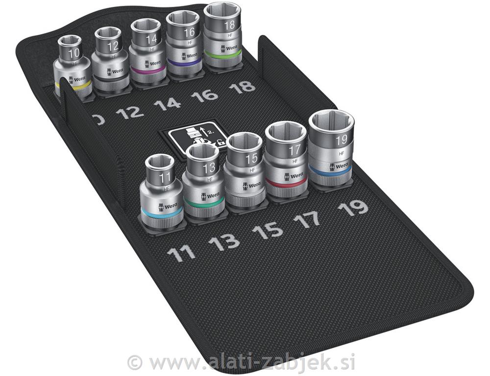 Skup seta Zyklop 1/2" 8790 HMC HF 1 nasadnih nastavkov WERA